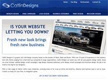 Tablet Screenshot of catlindesigns.co.uk